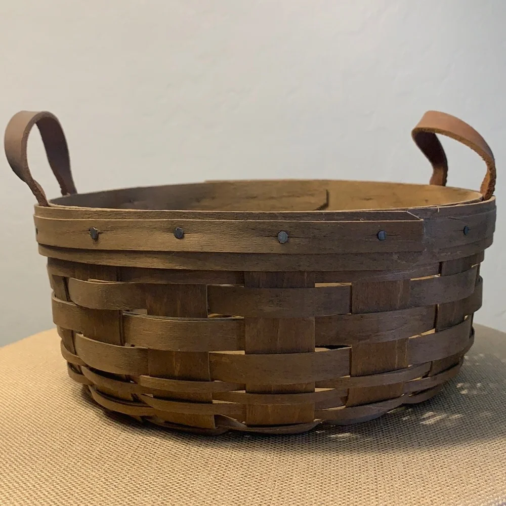 Vintage 1985 Longaberger darning basket set